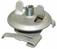 NVENT CADDY Twist Clip: 2 in Lg, 3/4 in Wd, 3/4 in Ht, nVent CADDY Armour, For 15/16 in T-Bar, 10 PK (MPN 4G16). Key specifications — For Use With: 15/16 in T-Bar; Includes: Wing Nut; Accessory Type: Twist Clip; Finish: nVent CADDY Armour; Brand: NVENT CADDY.