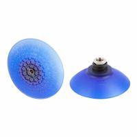 SCHMALZ Vacuum Pad Assembly: Deep, G1/4 in, 111.1 mm Pad Dia, Elastodur ED, Blue, 85 A, SAX (MPN 10.01.19.00184). Key specifications — attr1019101: 10.01.19.00184; attr1019103: SCHMALZ; attr1019107: 85 A.