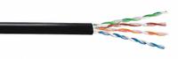GENSPEED Category Cable: 1,000 ft Cable Lg, 24 AWG, Plenum, Black, PVC, Std, 5131683E, 5e, 4 Pairs. Key specifications — Conductor Gauge: 24 AWG; Jacket Material: PVC; Brand: GENSPEED; Pairs Separation: Standard.