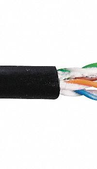 GENSPEED Category Cable: 1,000 ft Cable Lg, 24 AWG, Plenum, Black, PVC, Std, 5131683E, 5e, 4 Pairs. Key specifications — Conductor Gauge: 24 AWG; Jacket Material: PVC; Brand: GENSPEED; Pairs Separation: Standard.