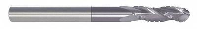 APPROVED VENDOR Roughing End Mill: Carbide, AlTiN Coated, 3 Flute, 1" Mill Dia, 1-1/2" LOC - Ball-Nose Carbide Roughing End Mills for Steel & Cast Iron