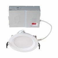 KEYSTONE TECHNOLOGIES LED Light Fixture: 4 in Dia, 650 lm, 2700K/3000K/3500K/4000K/5000K, 9 W (MPN KT-WDLED9-4B-9CSF-FDIM). Key specifications — Trim Color: Available Separately; Dimmable: Yes; Color Temperature: 3500K; Brand: KEYSTONE TECHNOLOGIES; Voltage: 120V AC.