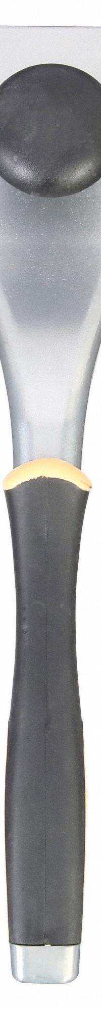 PURDY Scraper: Bld. Mat. Spring Steel, Hdl. Mat. Rubber, Stiff, Straight Bld. Shape (MPN 144900240). Key specifications — attr1004902: PURDY; attr1016211: 144900240; attr1012057: Full; attr1014703: Rubberized; attr1017570: Hammer End; attr1029655: Straight; attr1034073: Straight.