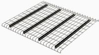 HUSKY RACK & WIRE Pallet Rack Decking: 58 in x 42 in, Waterfall, Std Wire Decking, 6 ga Decking (MPN 4258A4). Key specifications — Wire Decking Style: Standard; Finish: Galvanized; Brand: HUSKY RACK & WIRE; Material: Steel; Decking Edge: Waterfall; Color: Silver.