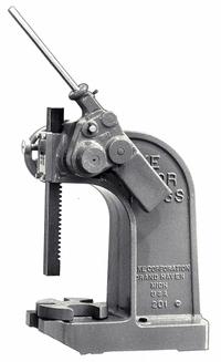DAKE CORPORATION Arbor Press: 6 ton Force in Tons, 7 3/4 in Swing (In.), 6-3/4 x 6-3/4 in (MPN 903001)