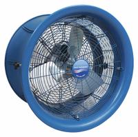 PATTERSON High-Velocity Industrial Fan: 14 in Blade Dia, 1 Speeds, 115/208 to 230V AC, 1/4 hp Motor (MPN HIP14A-CS). Key specifications — Voltage: 115/208 to 230V AC; Brand: PATTERSON; Number of Speeds: 1; Phase: Single.