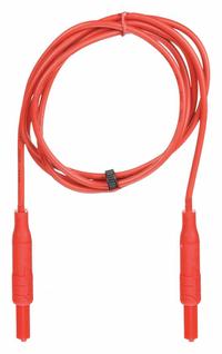 POMONA Test Leads: CAT III 1000V, Straight Shrouded Plug, 5 ft Lg, 18 AWG Wire Size (MPN 4911A-60-2). Key specifications — Brand: POMONA.