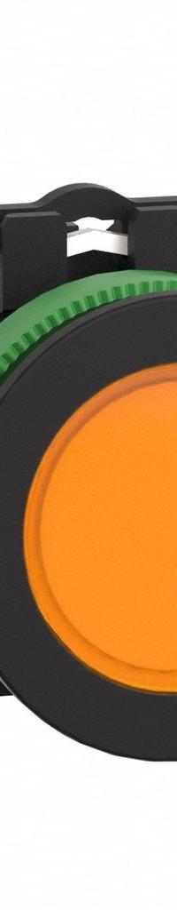 SCHNEIDER ELECTRIC Pilot Light: 30 mm Panel Mounting Size, Orange, LED, XB5 Series (MPN XB5FVB5). Key specifications — Series: XB5; Brand: SCHNEIDER; Includes Push-To-Test: No Push-To-Test Included.