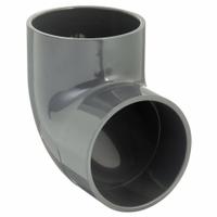 90 Degree Elbow: PVC, For 4 in Duct Dia, 4 1/2 in Overall Lg, 1 Pieces, 90° Angle (MPN PVCEA04). Key specifications — Brand: PLASTIC SUPPLY.