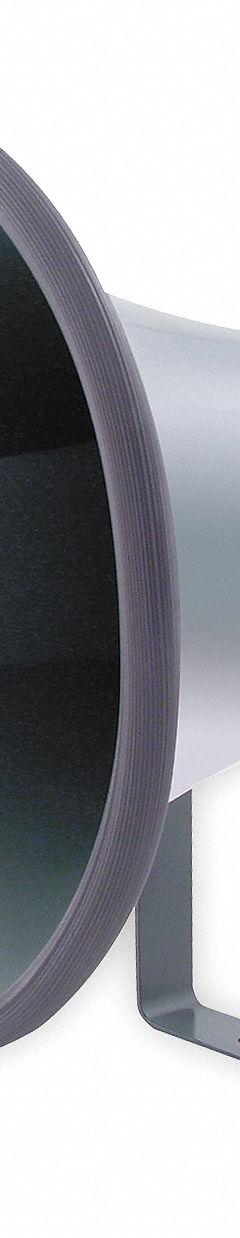 SPECO TECHNOLOGIES PA Weatherproof Speaker: Powered, 1-Way, 8 ohm Impedance, 8 1/2 in Overall Wd (MPN SPC15T). Key specifications — attr1056470: Indoor; attr1056495: Powered.