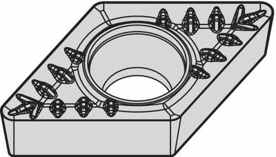 WIDIA Diamond Turning Insert: DCMT3252MP - Diamond Indexable Turning Inserts