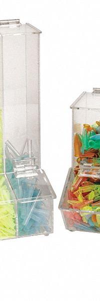 Bin: 6 5/8 in Overall Wd, 8 1/2 in Overall Ht, 11 1/4 in Overall Lg, Acrylic, Clear, Lab Consumables (MPN HS23404). Key specifications — Material: Acrylic; Mounting Location: Benchtop; Color: Clear; Product Type: Storage Bin; Total Holding Capacity: Lab Consumables; Brand: HEATHROW SCIENTIFIC.