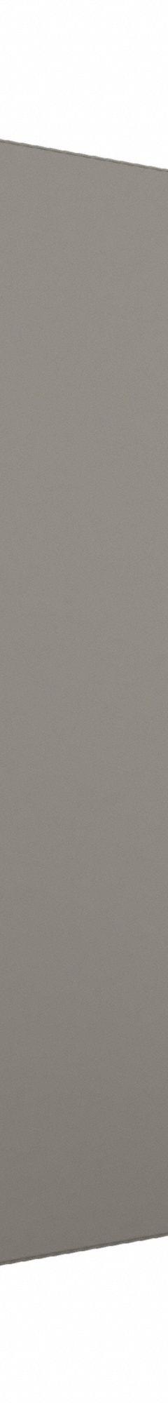 HADRIAN Partition Panel: Stainless Steel, Powder-Coated, Light Gray, 58 in Ht, 70 in Wd, 1 in Thick (MPN 53GR70-535). Key specifications — Door Swing: In Swing; Brand: HADRIAN; Color: Light Gray; Finish/Texture: Powder-Coated.