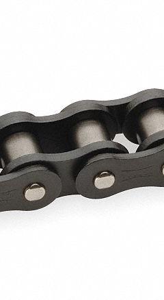TSUBAKI Roller Chain: Single Strand, 50, 5/8 in Pitch, Steel, 10 ft Overall Lg, Riveted Pin, Steel (MPN 50LAMRB). Key specifications — Brand: TSUBAKI.