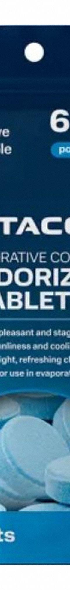 PORTACOOL Deodorizing Tablets (MPN PACAWT000K). Key specifications — attr1156919: PORTACOOL; attr1156917: PACAWT000K.