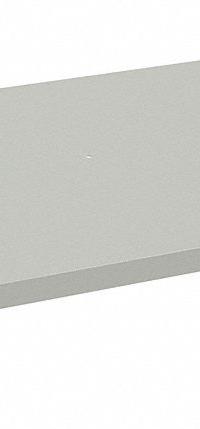 TENNSCO Shelf: 48 in x 24 in, 700 lb Load Capacity, Steel, 18 ga Decking, Light Gray, Shelf (MPN HDSL-4824). Key specifications — attr7875: Steel; attr7906: Shelf; attr17410: Zinc Plated; attr17412: Single Straight; attr17414: Light Gray; attr17415: Steel; attr37831: TENNSCO; attr37833: Zinc Plated.