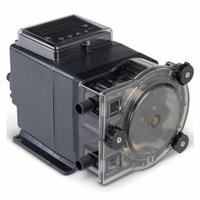 STENNER Peristaltic Chemical Metering Pump: 120V AC, 1/16 hp HP, 150 gpd Max. Flow Rate, Santoprene (MPN S405X). Key specifications — Tubing Material: Santoprene; Brand: STENNER; Reproducibility: ±2.0%.