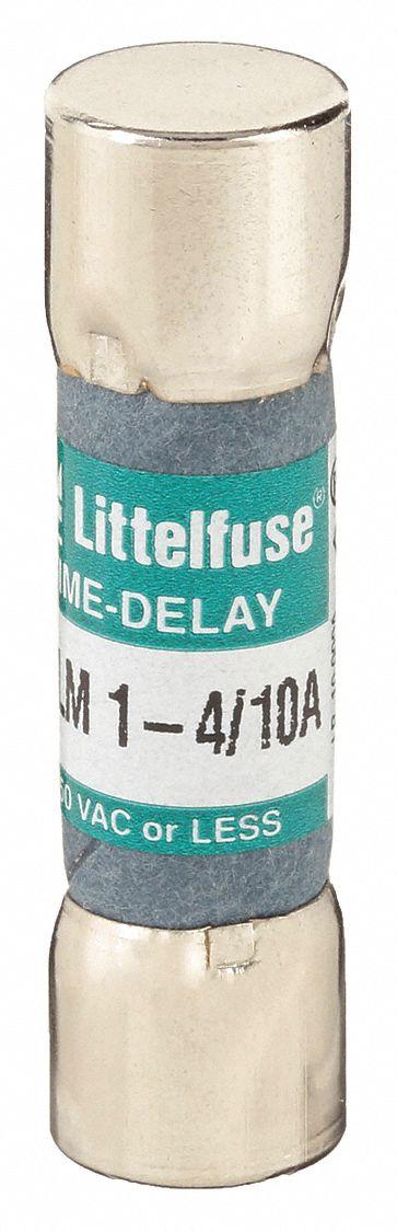 LITTELFUSE Fuse: FLM Series, Midget, Time-Delay, 1.4 A, 250 V AC - Time-Delay Cylindrical Fuses