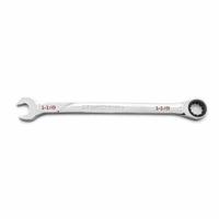 GEARWRENCH Combination Ratcheting Wrench: Alloy Steel, Full Polish Chrome, 1 1/8 in Head Size, Std (MPN 86447). Key specifications — attr309600: 1-1/8 in; attr309611: Full Polish Chrome; attr309610: Alloy Steel; attr309604: Yes; attr309612: No; attr309613: No; attr309615: No; attr324932: GEARWRENCH.