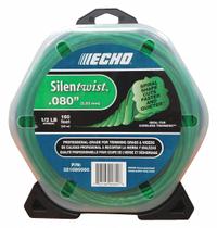 ECHO String Trimmer Line: Nylon, 0.08 in Dia, 160 ft Overall Lg, Twisted, Orange, 51 to 250 ft (MPN 321080060). Key specifications — Brand: ECHO; Compatible Manufacturer Number: DSRM-2600U; Compatible Product Type: Battery Powered String Trimmer; Material: Nylon.
