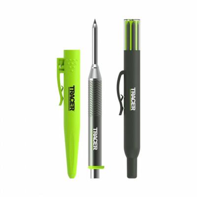 TRACER Carpenter's Pencil: (6) Graphite Repl Leads/Holster, Carpenter's Pencil - Mechanical Pencils