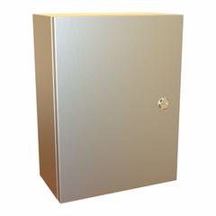 HAMMOND Electrical Enclosure: 304 Stainless Steel, 16 in x 12 in x 6 in, NEMA 12/13/3R/4/4X, Hinged (MPN EN4SD16126SS). Key specifications — Brand: HAMMOND; Closure Method: 1/4-Turn Latch; Enclosure Material: 304 Stainless Steel; Knockouts: Not Included.