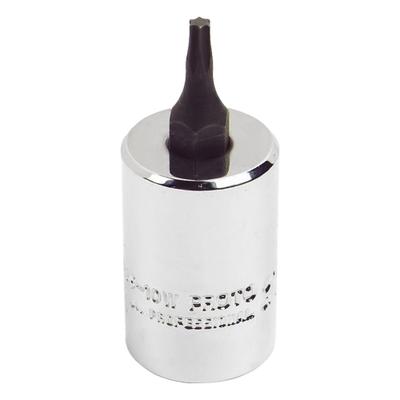 PROTO Socket Bit: 3/8 in Drive Size, Torx Tip, T10 Tip Size, 1 23/32 in Overall Lg - Torx Bit Sockets