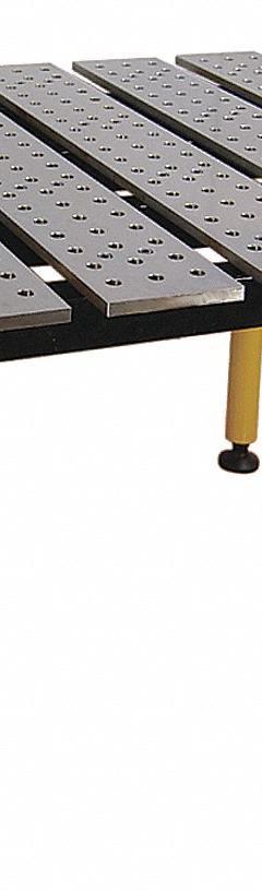 BUILDPRO Welding Table: 36.5 in Ht, 46 in Dp, 47 in Wd, 2,600 lb Wt Capacity, Plain (MPN TMA54746). Key specifications — Manufacturer Part Number: TMA54746; Brand: BUILDPRO; Hole Diameter: 5/8 in.