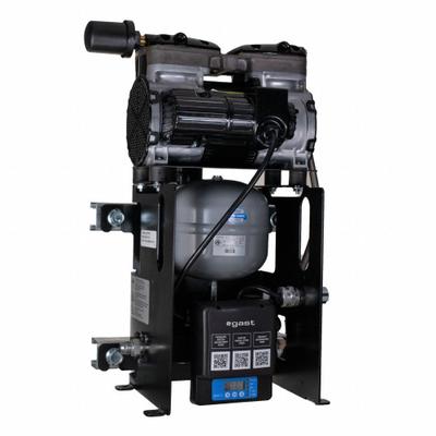 GAST Electric Air Compressor: 0.5 hp, 1 Stage, Horizontal, 0.53 gal, 2.5 cfm - Oil Free Stationary Electric Air Compressors