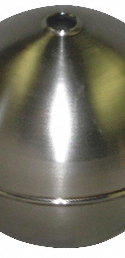NAUGATUCK Tubed Float Ball: Float Ball - Stainless Steel Through-Tube Floats