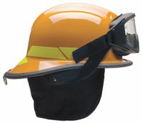 BULLARD Fire Helmet: Orange, Modern Rear Brim, Chin Strap, 4-Point Sure-Lock(R) Ratchet (MPN LTXORGIZ4). Key specifications — Color: Orange; Chin Strap: Yes; Brand: BULLARD; Style: Modern Rear Brim; Suspension: 4-Point Sure-Lock(R) Ratchet.