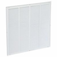 Return Air Grille: Louvered Grille, White, Powder Coated, Steel, 25 3/4 in H, 25 3/4 in W, 1/4 in D (MPN 4MJP2). Key specifications — Mounting Location: Wall; Brand: APPROVED VENDOR; Fire Rating: Not Fire Rated.