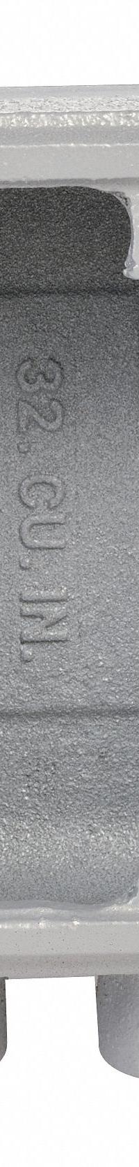 APPLETON ELECTRIC Electrical Box: Iron, Rectangular, 2 Gangs, 3/4 in Hub Size, 45 cu in Capacity (MPN FDS-2-75). Key specifications — Color: Gray; Brand: APPLETON ELECTRIC.