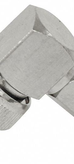 DOLPHIN COMPONENTS CORP Coaxial Connector (Right Angle): Male, Connector, Silver, Twist-On, 10 PK (MPN DC-RA-10). Key specifications — attr930438: Connector; attr930422: DOLPHIN COMPONENTS CORP; attr930423: Silver; attr930429: Nickel-Plated; attr930430: Male; attr976216: Right Angle; Plenum.