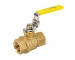 JOMAR VALVE Manual Two-Way Ball Valve: 1/4 in, Brass, Straight, Press x Press, Full Port Ball Port (MPN 100-701-LH). Key specifications — Brand: JOMAR VALVE; Handle: Locking Lever.