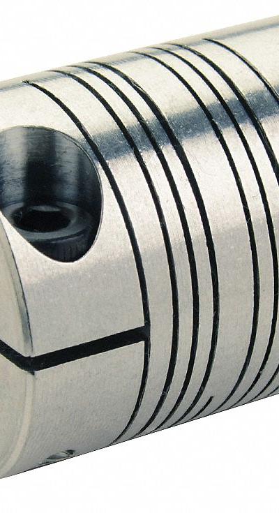 RULAND MANUFACTURING Motion Control Coupling: 3° Angular Misalignment - High-Precision Clamp-On Beam Shaft Couplings