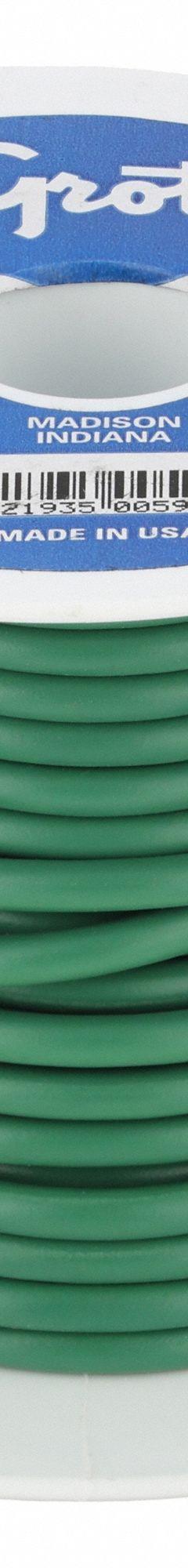 GROTE Primary Automotive Wire: GPT, 25 ft, 1 Conductor, 10 AWG, Green, 60 V Volt (MPN 89-5006). Key specifications — Brand: GROTE.