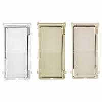 LEVITON Lighting Dimmer: Fluorescent/Incandescent/LED, 1-Pole, 3-Way, 120V AC, Decora Slide (MPN DSM10-1LZ). Key specifications — Brand: LEVITON; Lighting Technology: LED; Load Rating @ 120V AC: 1,000VA (MLV), 1,000W (Incandescent), 450W (CFL, LED); Neutral Required: No; Operating Voltage: 120V AC; Series: Decora Slide.