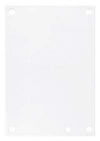 WIEGMANN Interior Panel: Back Panel Panel, 8 in Overall Ht, 6 in Overall Wd, Steel, Powder Coated (MPN N1P0810). Key specifications — Panel Style: Back Panel; Brand: WIEGMANN; Finish: Powder Coated; Manufacturer Part Number: N1P0810; Material: Steel.