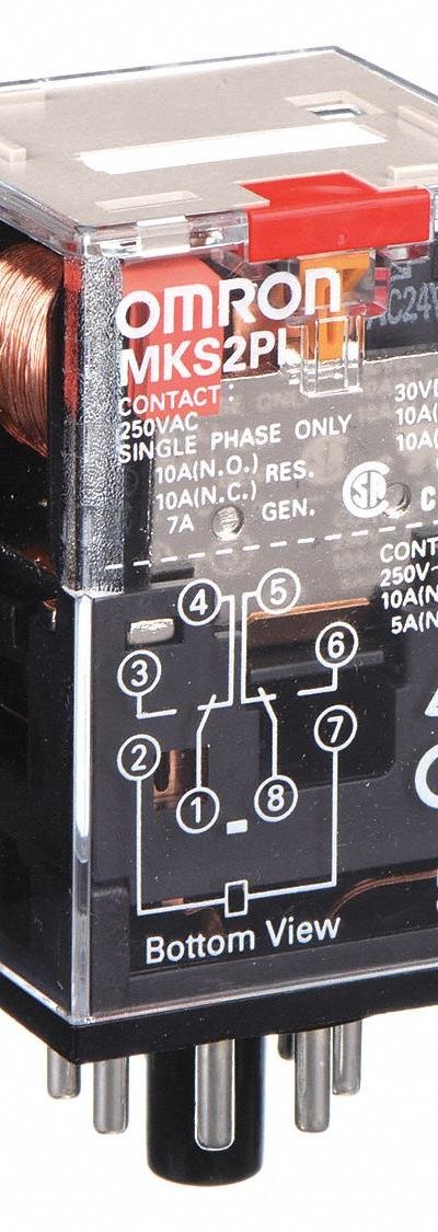 OMRON General Purpose Relay: Socket Mounted - Socket-Mounted Relays