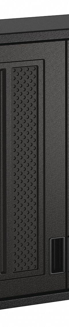 SUNCAST Wall Cabinet: 30 in x 12 in x 30 1/4 in, Solid, 1 Adj Shelf, Dark Gray, 24 lb Wt, Resin (MPN BMCCPD3000). Key specifications — Cabinet Material: Resin; Assembled: Unassembled; Cabinet Color: Dark Gray; Brand: SUNCAST.