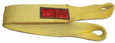 STREN-FLEX Web Sling: Type 4, Nylon, 1 Plies, 7 ft Sling Lg - Standard Nylon Twisted-Eye Web Slings