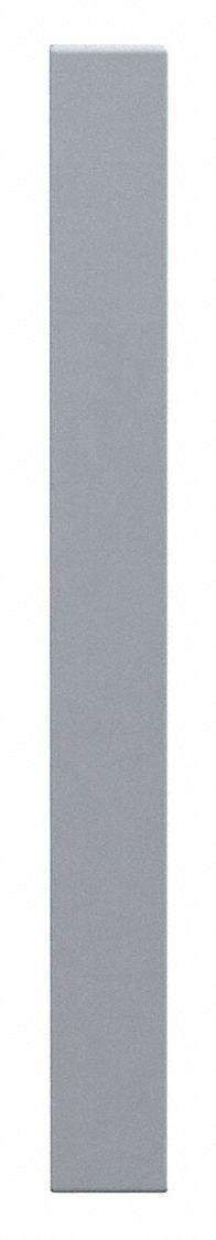 ASI GLOBAL Partition Column: Plastic Polymer, Pebble, Gray, 82 in Ht, 8 in Wd, 1 in Thick (MPN 40-90870853-9200). Key specifications — Inner Core Type: Polymer; Brand: ASI GLOBAL PARTITIONS; Color: Gray; Finish/Texture: Pebble.