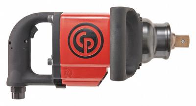 CHICAGO PNEUMATIC Air Impact Wrench: Compact, 1 in Drive, D-Handle, Square - D-Handle Air-Powered Impact Wrenches with Standard Anvils