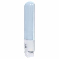 GE LAMPS Compact LED Bulb: Type A, 2-Pin (GX23), T10, LED, 2700K, 500 lm Light Output, 5 W Watt (MPN LED5GX23/827). Key specifications — Brand: GE LAMPS; Bulb Designation: LED5GX23/827; Dimmable: No; Color Temperature: 2700K.