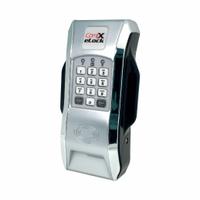 COMPX ELOCK Electronic Keyless Lock: Powder Coated, Spring Loaded Latch, 8 13/32 in Body Ht (MPN 150-PRKP-FRG-V). Key specifications — attr1314227: Powder Coated; attr1314197: Spring Loaded Latch; attr1314203: Card; attr1314215: COMPX ELOCK; attr1314223: 150-PRKP-FRG-V.