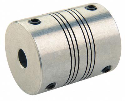 RULAND MANUFACTURING Motion Control Coupling: 3° Angular Misalignment, 12 mm Bore Dia 1, Clamp On - High-Precision Clamp-On Beam Shaft Couplings