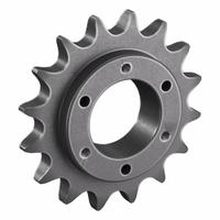 TSUBAKI Sprocket: For 50 Chain, 16 Teeth, 3.204 in Pitch Dia, 3.52 in Outside Dia, Steel (MPN 50JA16). Key specifications — Brand: TSUBAKI; Required Bushing Series: JA.