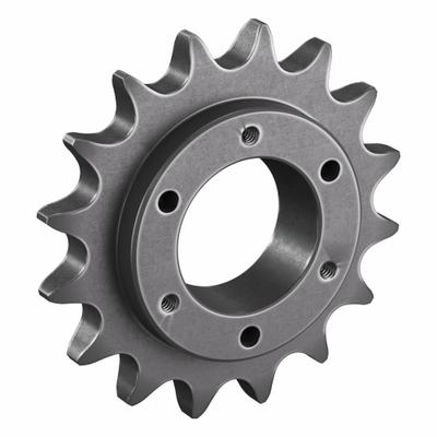 TSUBAKI Sprocket: For 50 Chain, 16 Teeth, 3.204 in Pitch Dia, 3.52 in Outside Dia - Size 50 Bushed-Bore Roller Chain Sprockets