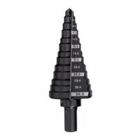 MILWAUKEE Step Drill Bit: 5 mm to 32.5 mm, Black Oxide HSS, 3-Flats Shank (MPN 48-89-9332). Key specifications — attr1234936: Not Impact Rated.